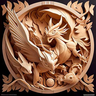 3D модель Battling The Generation Gap Pokmon ConteKannagi Tour e (STL)